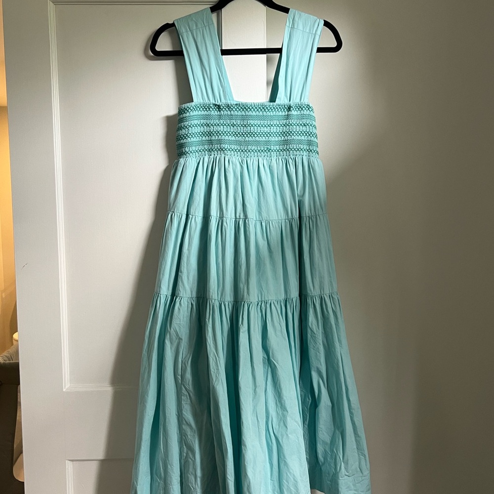 Anthropologie Light Blue Sleeveless Dress